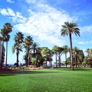 Visiter les espaces verts de Nice