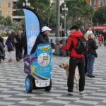 Opération de communication à Segway à Nice