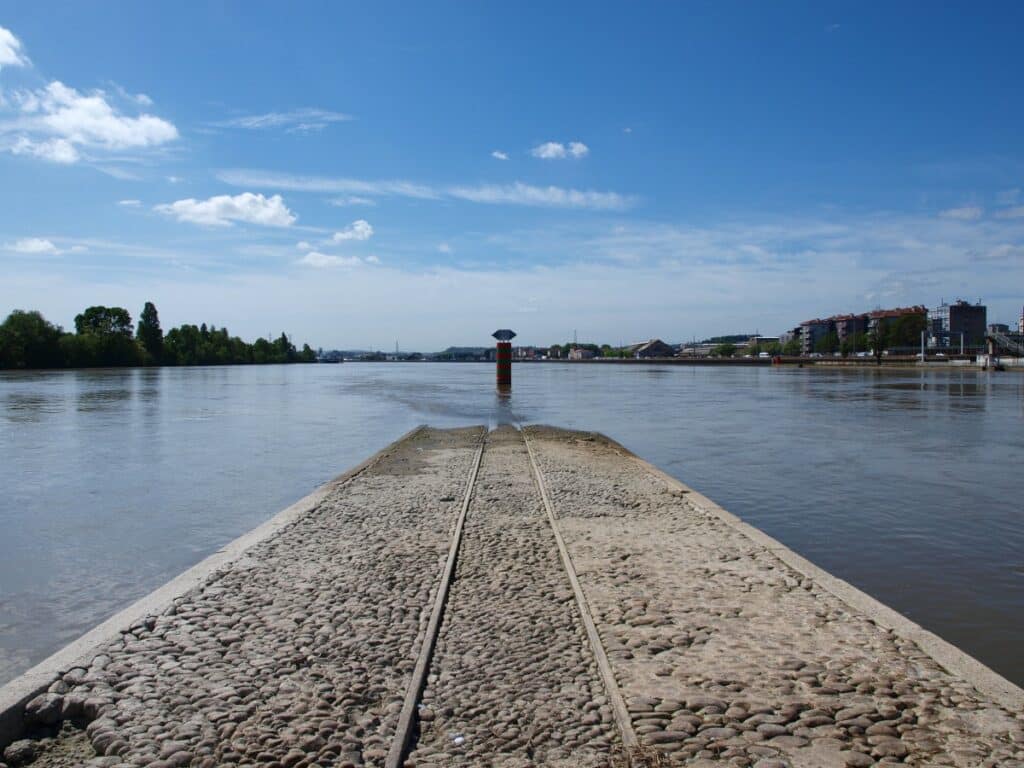 Bout de la confluence à Lyon