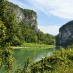 Vue du Rhône dans le Bugey