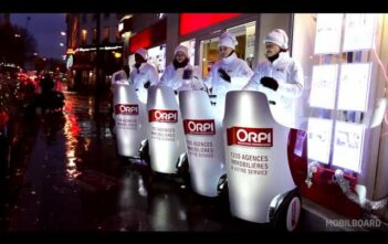 Opération street-marketing Orpi et Mobilboard à Segway