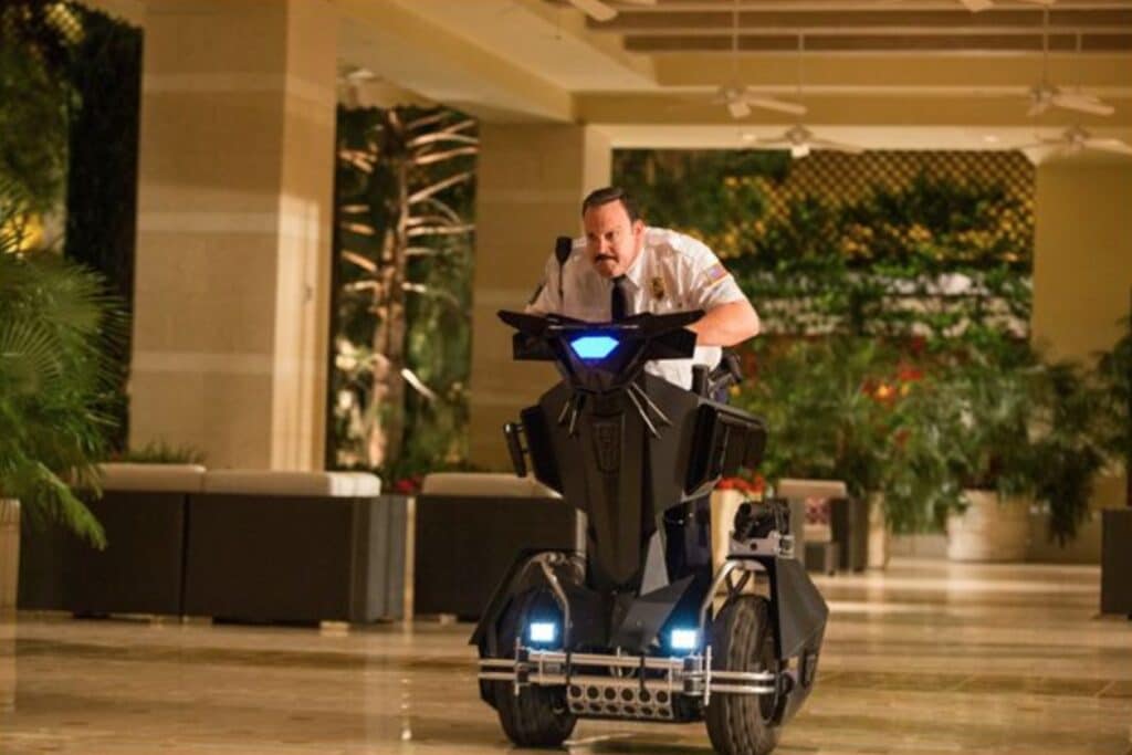 Le gyropode Segway dans les films au cinéma ! le gyropode Segway au cinéma
