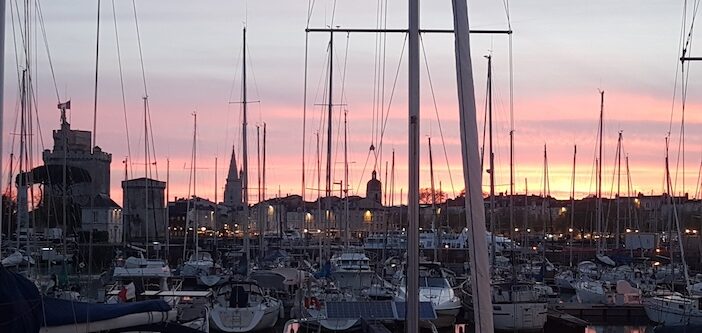 Vue sur le port de La Rochelle