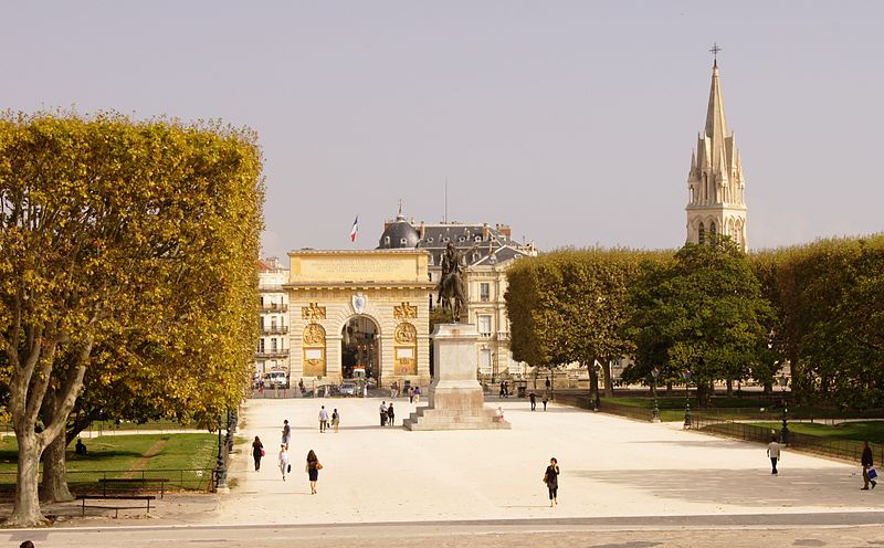 Arc de triomphe à Montpellier