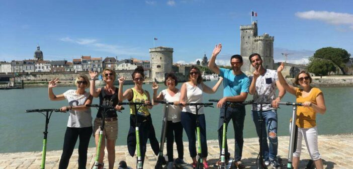 Visiter La Rochelle en trottinettes