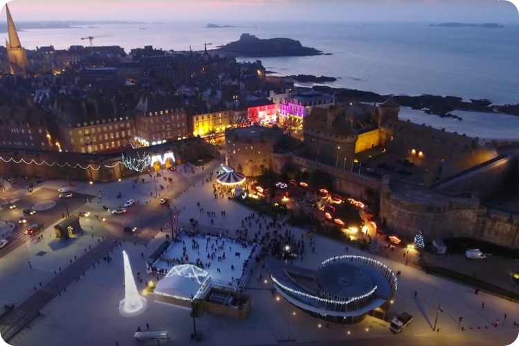 Marché de Noël en Bretagne : marché de Noël de Saint-Malo