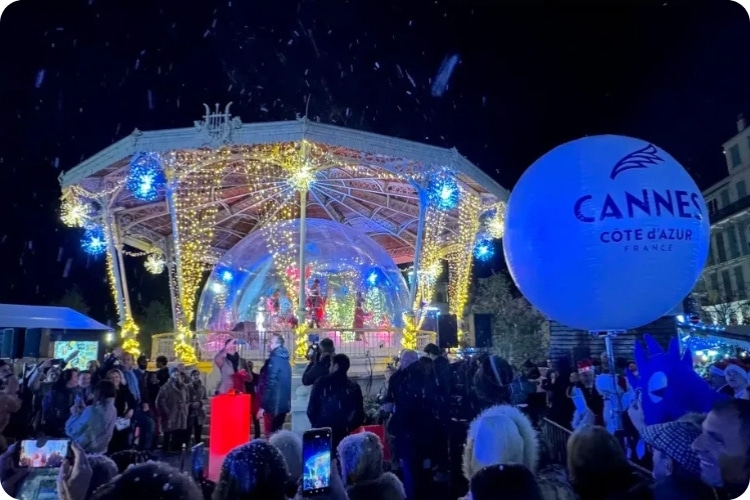 Marchés de Noël sur la Côté d'Azur : marché de Noël de Cannes