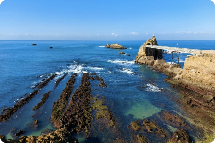 Où partir en France cet hiver : 10 destinations. Visiter Biarritz.