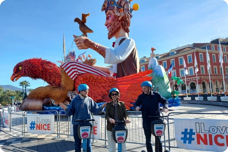 Que faire à Nice en hiver : 8 activités incontournables. faire une activité outdoor pendant le carnaval de Nice.