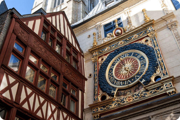 Visiter Rouen : le Gros Horloge