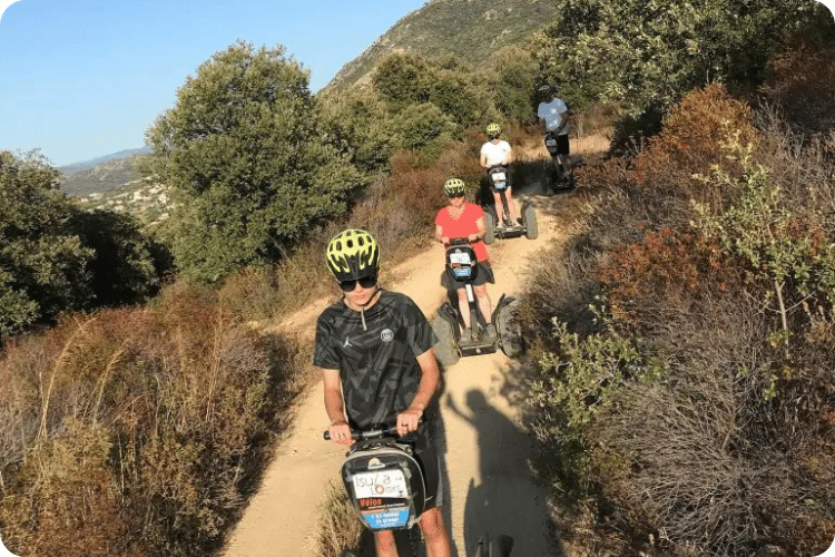 Balade en Segway dans le maquis de la Balagne près de L'Île-Rousse